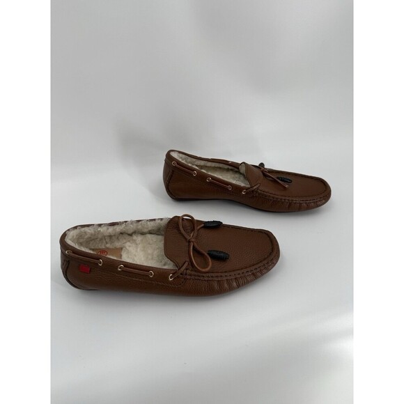 Marc Joseph New York Rockefeller Brown Moccasin Leather Sheep Fur Lined EU 43.5 main image 4